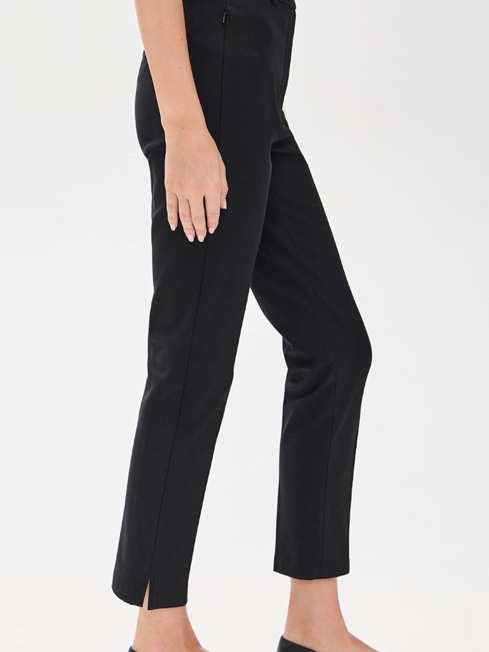 Trina Turk Black Cropped Ankle Pants